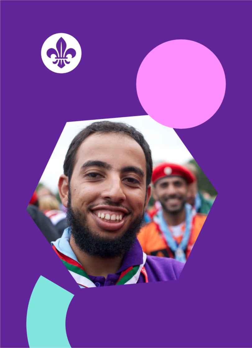 Baner promujący Case study  „Scouts for SDGs” z hasłem „Change the World”