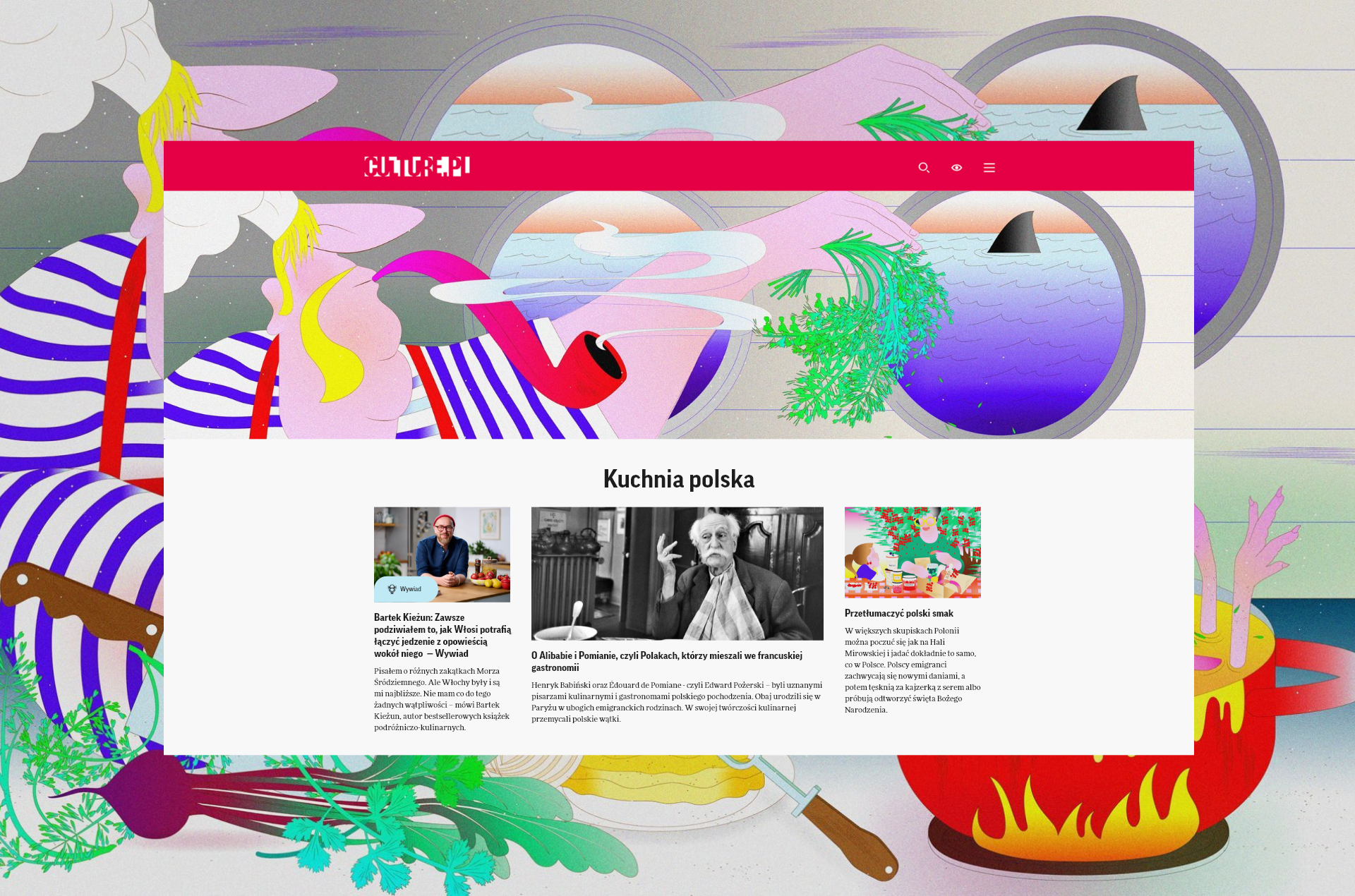 culture.pl Grafika przedstawia stronę serwisu culture.pl